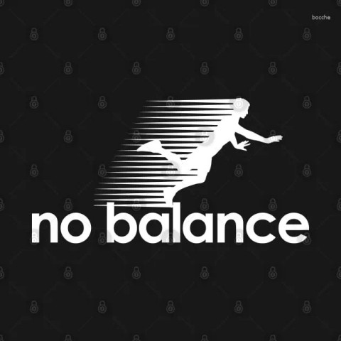 No Balance White Logo Unisex Ball Cap