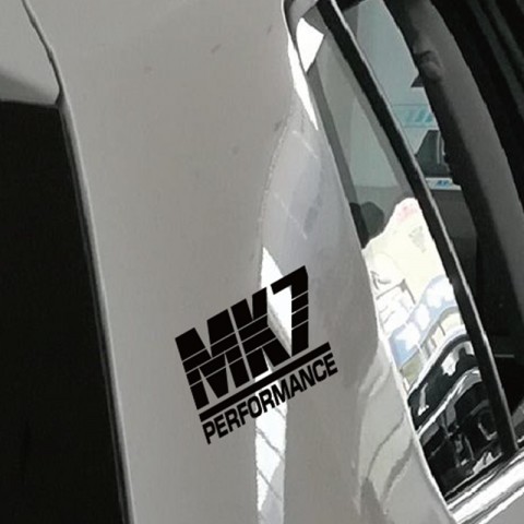XY Creative Car Vinyl Stickers, Funny Rear Windshield Decals for Golf Mk7, 16cm x 6cm Auto Decor
