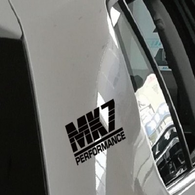 XY Creative Car Vinyl Stickers, Funny Rear Windshield Decals for Golf Mk7, 16cm x 6cm Auto Decor