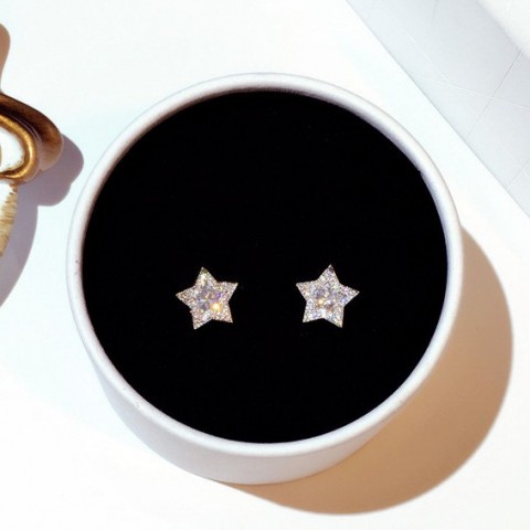 Wholesale OEM 14K Gold Plated Tassel Heart Stud Earrings for Women