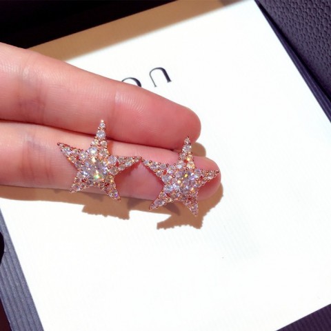 Wholesale OEM 14K Gold Plated Tassel Heart Stud Earrings for Women