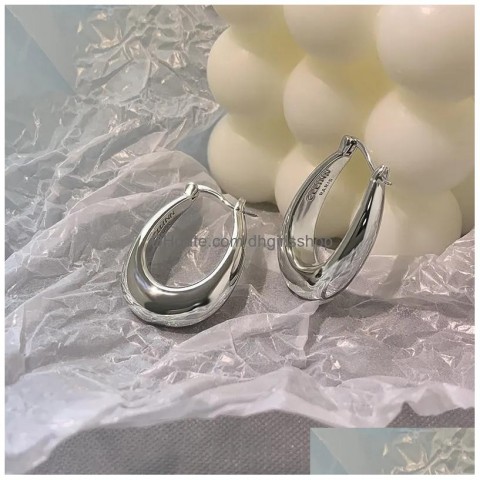 Stud Earrings for Women in 18K Gold Plated Sterling Silver with Heart Design