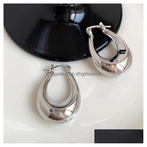 Stud Earrings for Women in 18K Gold Plated Sterling Silver with Heart Design