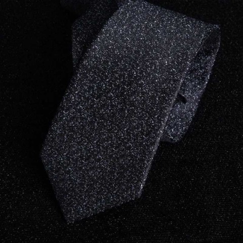 Luxury Paisley Zipper Neckties for Men in Blue