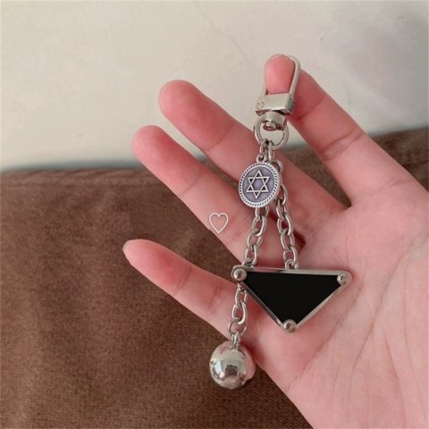 Handcrafted Stainless Steel Keychains for Men and Women - Antique Silver Plated Carabiner Keyring