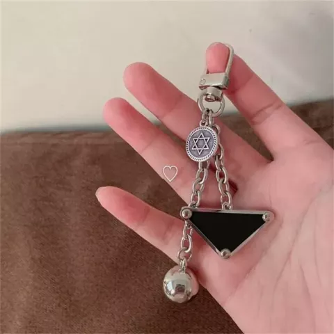 Handcrafted Stainless Steel Keychains for Men and Women - Antique Silver Plated Carabiner Keyring