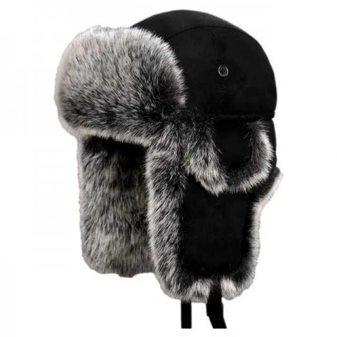 Trapper Hats 2024 Winter Faux Fur Earflap Caps for Unisex
