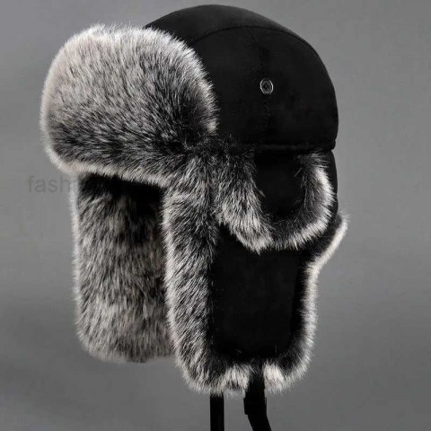 Trapper Hats 2024 Winter Faux Fur Earflap Caps for Unisex