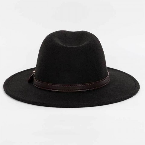 Top Vintage Wide Brim Fedora Hat for Men and Women