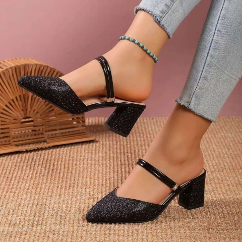 Elegant Women's Summer Designer Sandals with Chunky Heels