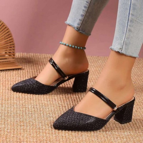 Elegant Women's Summer Designer Sandals with Chunky Heels
