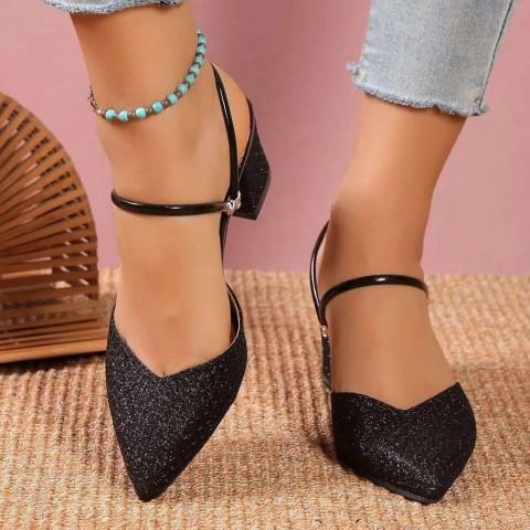 Elegant Women's Summer Designer Sandals with Chunky Heels