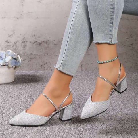 Elegant Women's Summer Designer Sandals with Chunky Heels