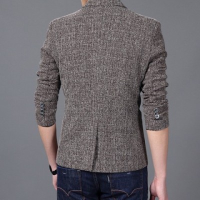 Men's High-Quality Classic Slim Fit Business Blazer - Vintage Style
