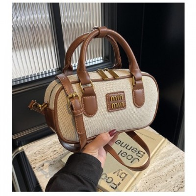 2024 Bowg Women's Stylish Square Boston Shoulder Bag, Crossbody, Winter Ready