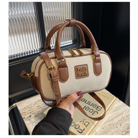 2024 Bowg Women's Stylish Square Boston Shoulder Bag, Crossbody, Winter Ready