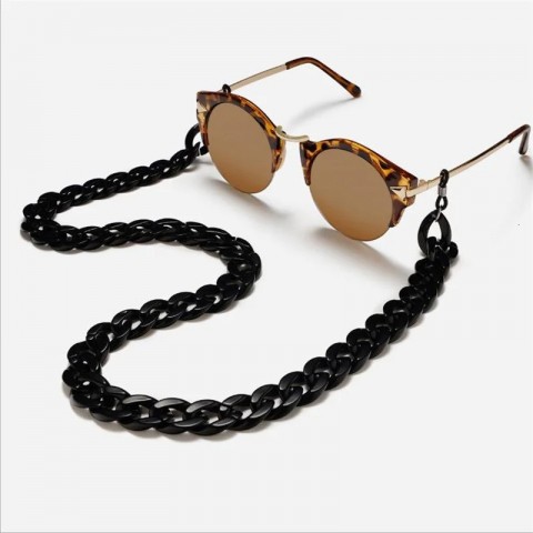 Imixlot Women's Gold Silk Eyeglasses Strap Chain for Reading & Sunglasses