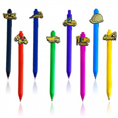 Mti Jumbo Gel Pens for Nurses - Excavator Cartoon Design