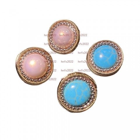 Turquoise High-Brightness Pearl Stud Earrings - Luxury S925 Sterling Silver with 18K Gold Plating - Perfect Holiday Gift for Women