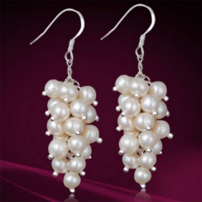 Natural Freshwater Pearl Drop Earrings for Women - Bohemian Style Gift