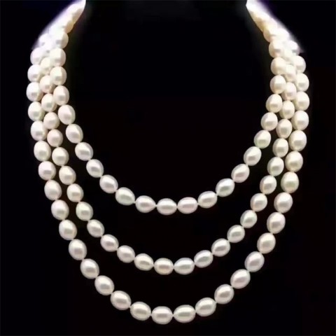 Natural Freshwater Pearl Drop Earrings for Women - Bohemian Style Gift