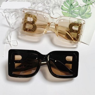 Design Your Style: Oversized Square Sunglasses for Women with UV400 Protection