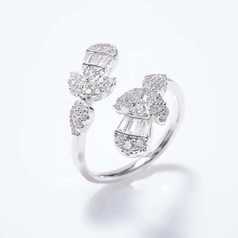TIRIM Women's Heart Water Drop Zirconia Jewelry Set for Dubai & Saudi Engagement Parties