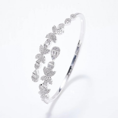 TIRIM Women's Heart Water Drop Zirconia Jewelry Set for Dubai & Saudi Engagement Parties