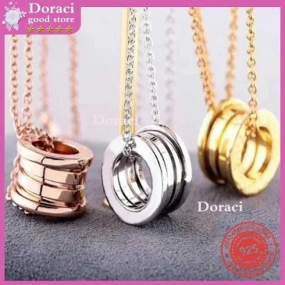 Luxury Women's S925 Sterling Silver Coin Pendant Necklace with Personalized Design