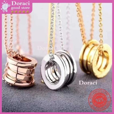 Luxury Women's S925 Sterling Silver Coin Pendant Necklace with Personalized Design