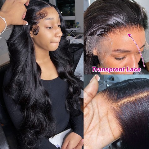 Body Wave Lace Front Wig with 250% Density – Natural Look & Comfortable Fit for Women