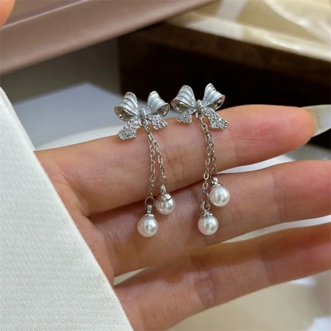 Butterfly Knot Stud Earrings Women Bohemian Beach Fashion
