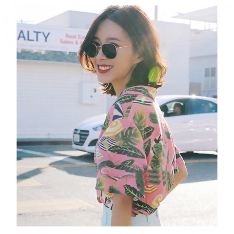 Luxury Korean Small Box Round Face Myopia Sunglasses for Women - Comfortable Titanium Alloy Frame