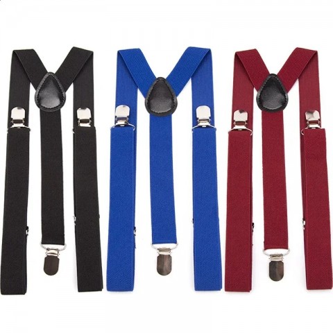 Elegant Army Green Men's Adjustable Suspenders for Wedding and Daily Wear 250326