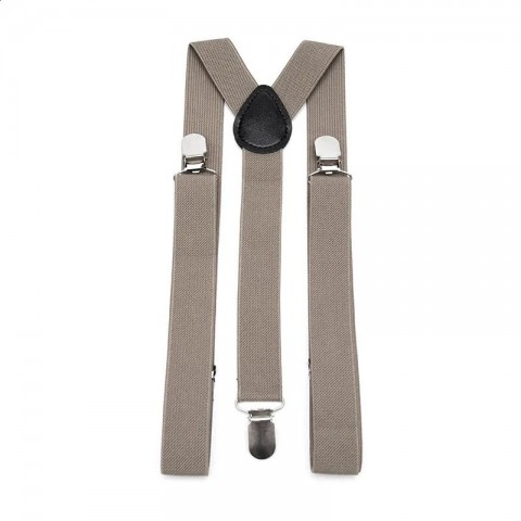 Elegant Army Green Men's Adjustable Suspenders for Wedding and Daily Wear 250326