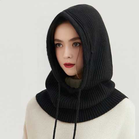 Unisex Wool Knit Skull Cap Beanie for Men - Y2K Hip-Hop Winter Hat