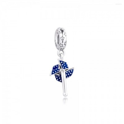 Luxury Loose Gemstone Charm in 925 Sterling Silver for Women's Original Bracelet