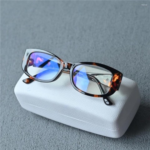 Janvancy Women's Oval Tortoise Anti-Blue Light Reading Glasses
