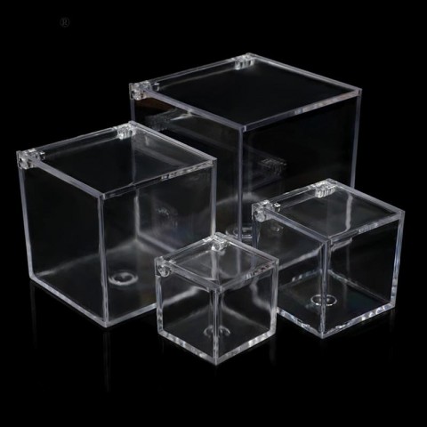 Large Capacity Portable Acryl Jewelry Storage Box for Earrings, Necklaces, Rings
