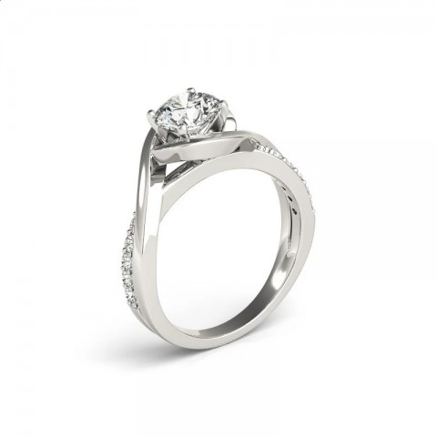 925 Sterling Silver Wedding Set for Women, Classic Engagement Band with 1 Ct Mo Silica