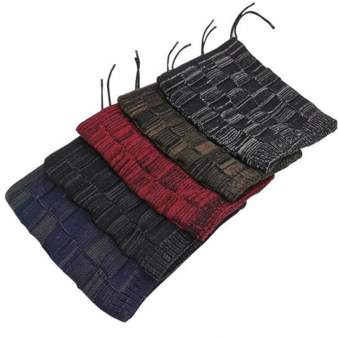 Timelesszeng2 Unisex Warm Knitted Cap Scarf with Velvet