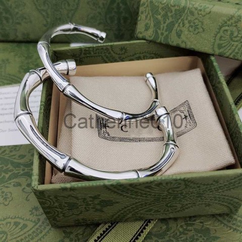 Luxury Open Silver Bangle Bracelets for Women - Gothic Design with Opal Stones