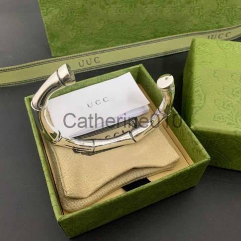 Luxury Open Silver Bangle Bracelets for Women - Gothic Design with Opal Stones