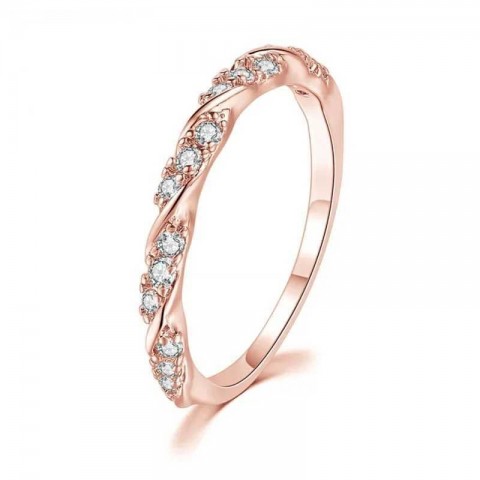 2025 Minimalist Thin Wedding Ring for Women, High-Quality Zircon Band Ring
