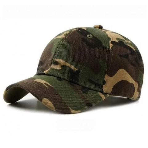 Camo Ball Caps for Unisex Wear - Blend Material, Multi Colors, Adjustable Strap