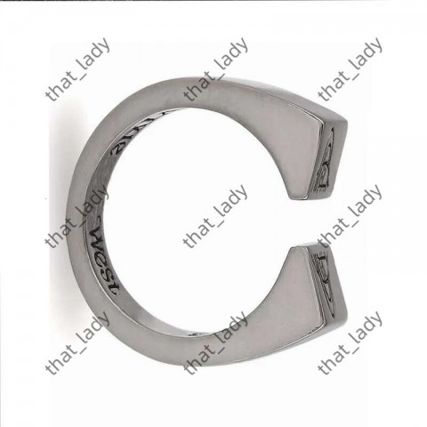Cute Copper Saturn Open Ring for Women - Fashionable Orbit Finger Ring ecf