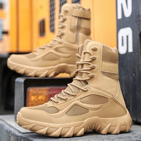 Mascuo Men's Winter Ankle Hiking Boots - Waterproof & Non-slip