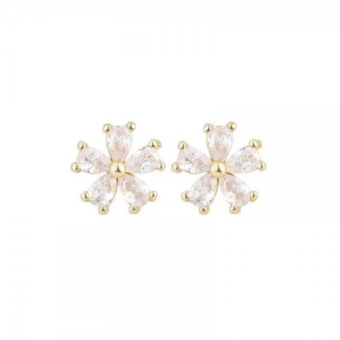 Elegant Korean Crystal Earrings for Women's Summer Weddings