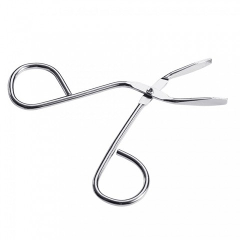 Aluminum Alloy Eyebrow Tweezer - Straight Pointed Design for Precise Plucking