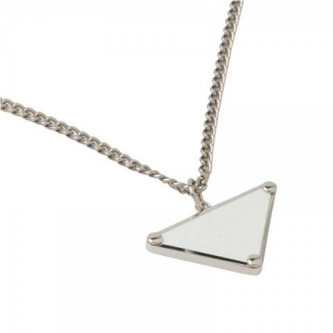 Luxury Unisex Cuban Chain Necklace with Heart & Triangle Pendants